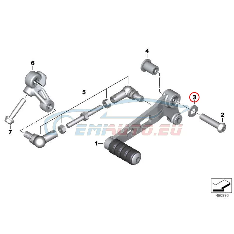 Original BMW Unterlegscheibe (33358522751)