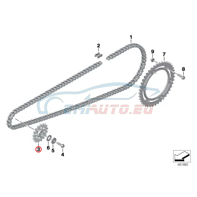 genuine-bmw-chain-pinion- 
