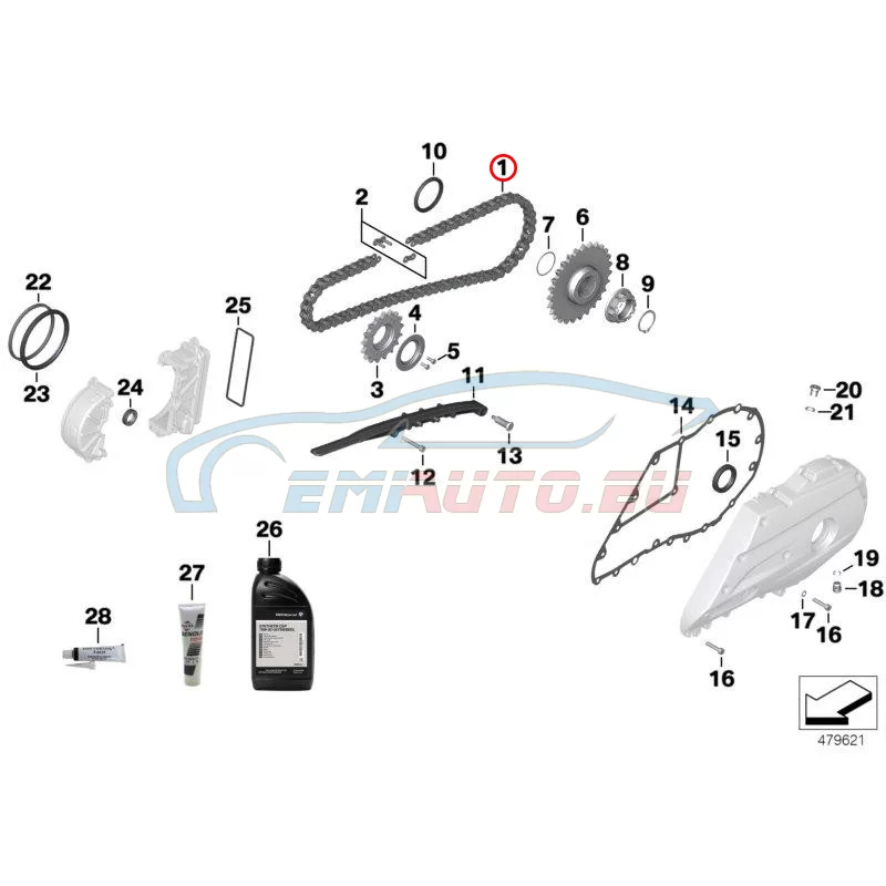 Original BMW Kette (33838544675)