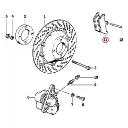 Original BMW Satz Bremsbeläge (34117663764)