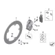 Original BMW Satz Anlaufscheibe gummiert rollenseitig (34117682434)