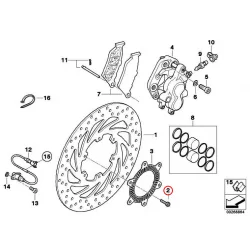 Original BMW Satz Bremsbeläge vorne (34117705216)