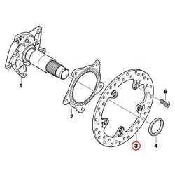 Original BMW Bremsscheibe hinten (34217664102)