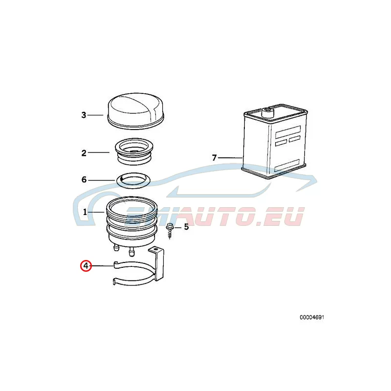 Original BMW Halter (34311458213)