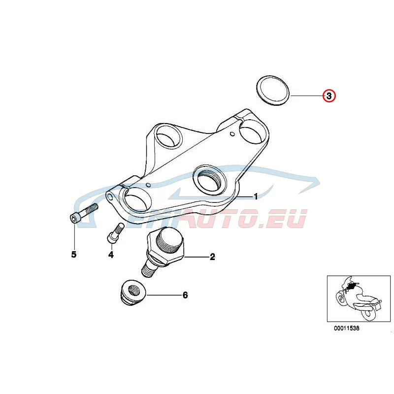Original BMW Abdeckkappe (34312332864)