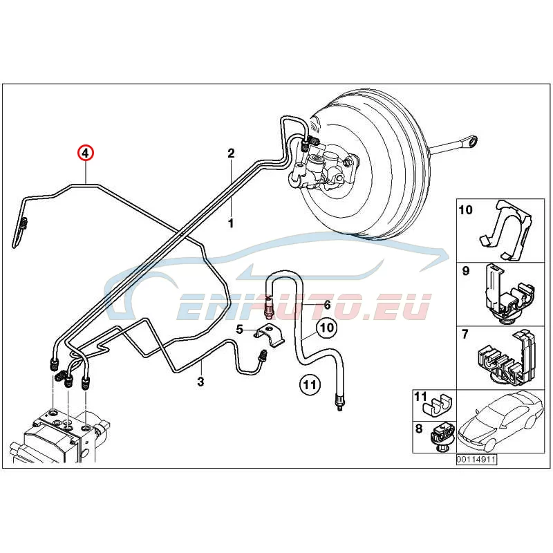 Original BMW Rohrleitung (34326762216)