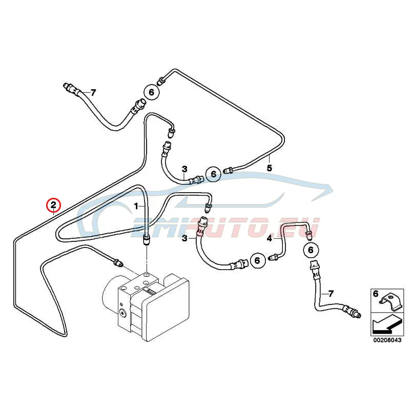 Original BMW Rohrleitung (34326853529)