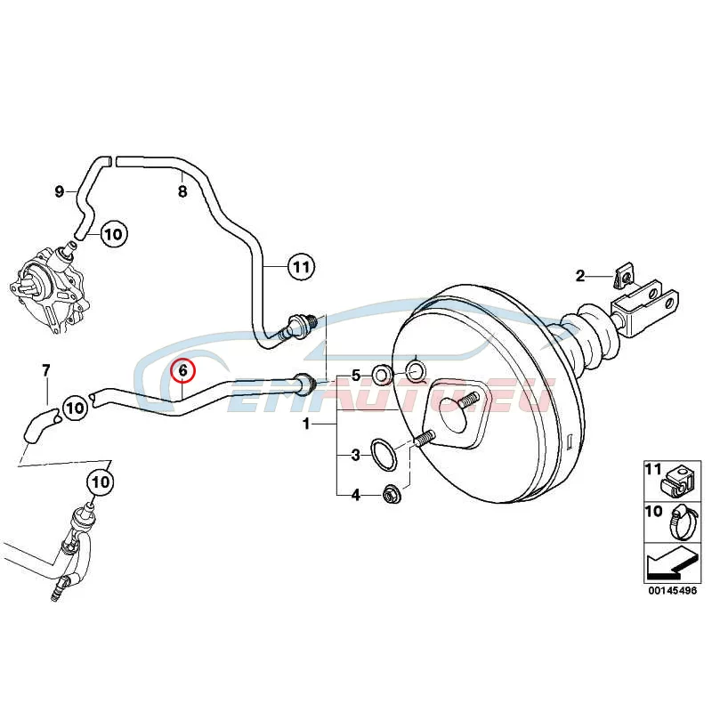 Original BMW Unterdruckleitung (34336759932)