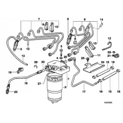 Genuine BMW FUEL STRAINER WITH HEATING (13322243831)
