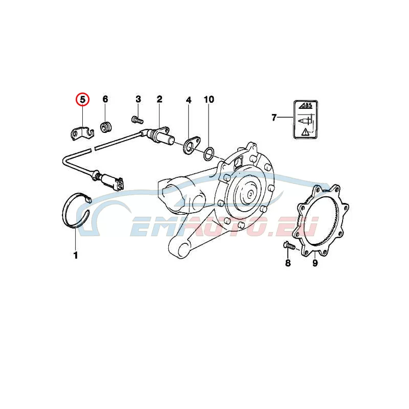 Original BMW Haltewinkel (34512311021)