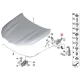 Genuine BMW Right engine hood hinge (41007427052)