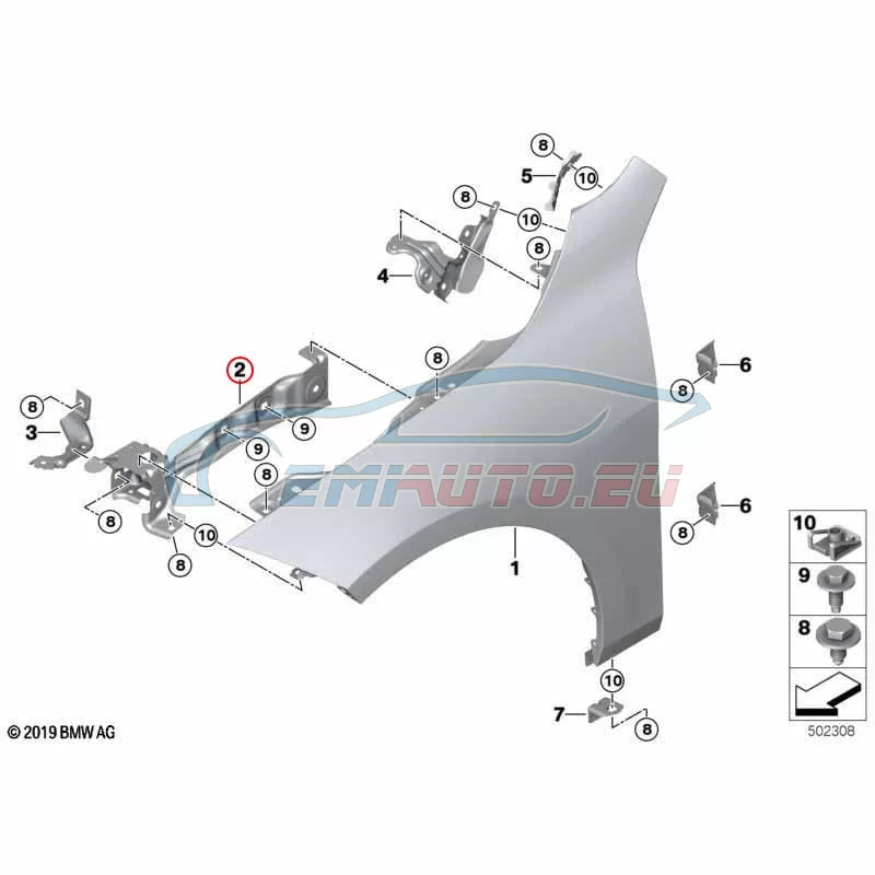 Genuine BMW (41007450380)