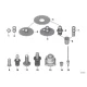 Genuine BMW Coarse-thread stud (41128266111)