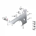 Genuine BMW Side panel bracket, front left 1 (41358492949)