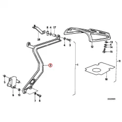Original BMW Kofferhalter rechts (46542300038)