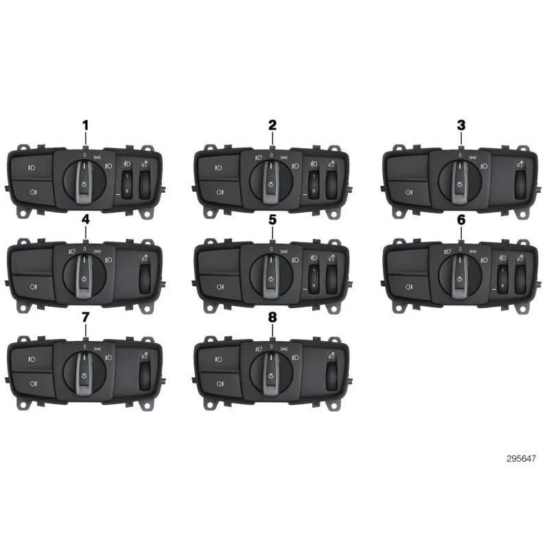Original BMW Bedieneinheit Licht (61319265303)