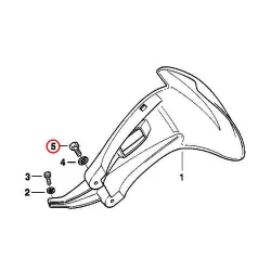 Original BMW Linsenkopfschraube schwarz (46637653731)