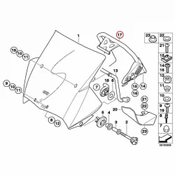 Original BMW Träger Scheinwerfer (46637702712)