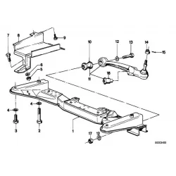 Genuine BMW Wishbone, left (31121123025)