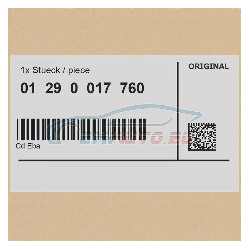 Genuine BMW 01290017760