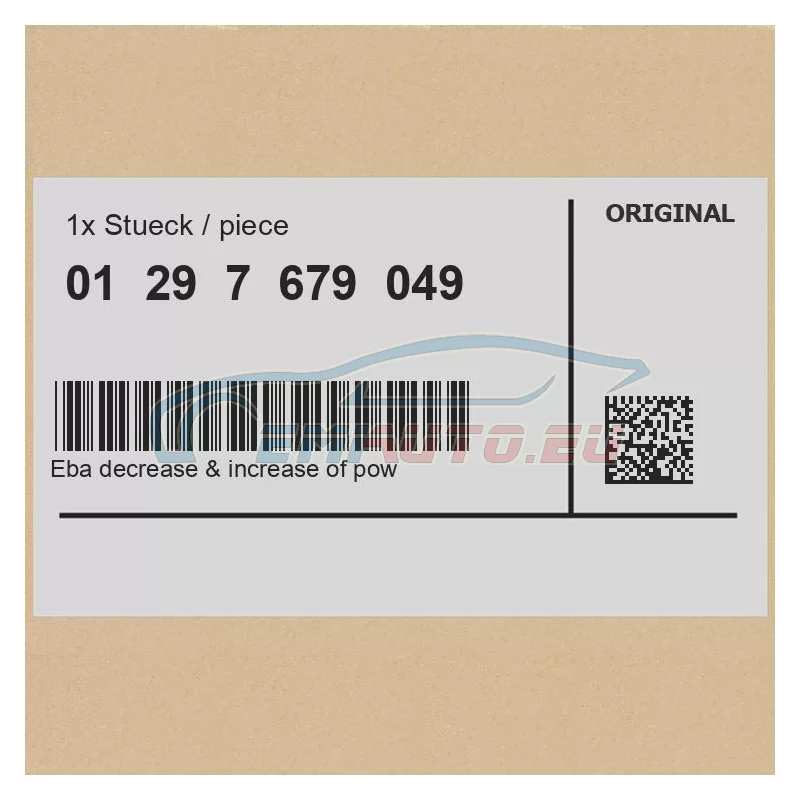Original BMW 01297679049 - EBA Leistungssteigerung/Reduzierung
