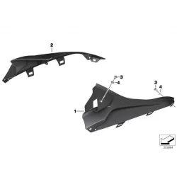 Genuine BMW HP fairing side panel, top left (77318550749)