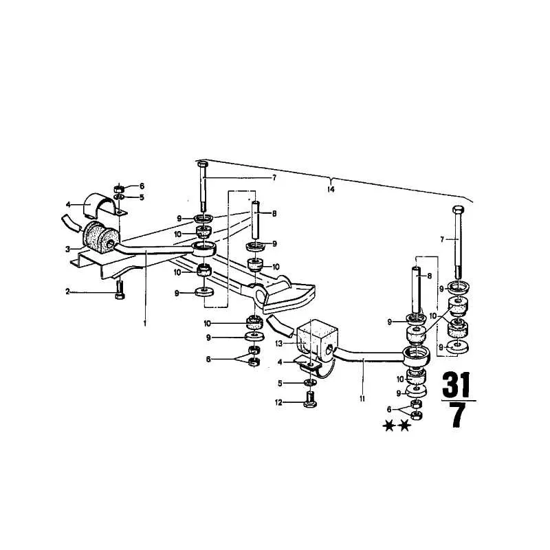 Original BMW Stabilisator (33553454000)