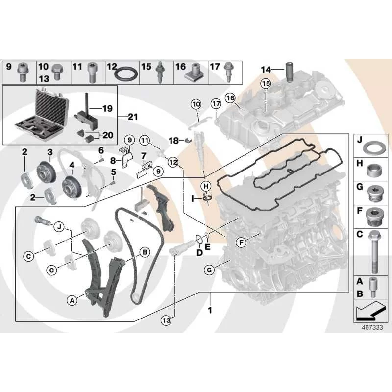 Genuine BMW Basic body (83302354983)