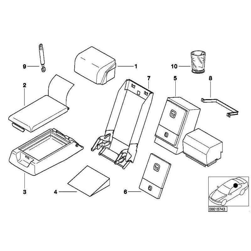 Genuine BMW Coolbox (64512495540)