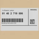 Genuine BMW 01402719006 - Operating instructions G29