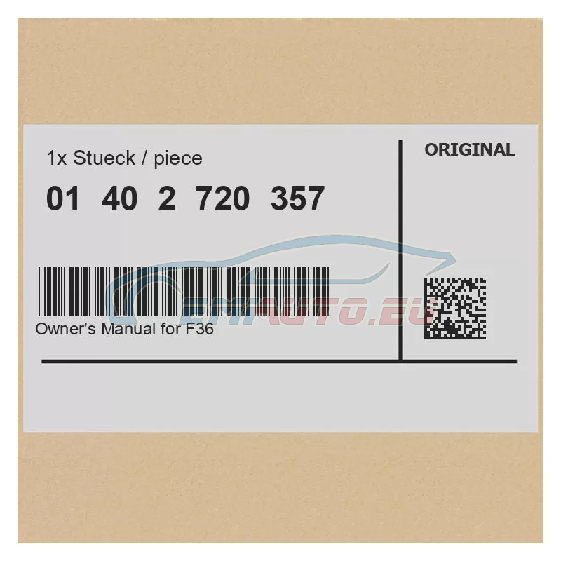 Genuine BMW 01402720357