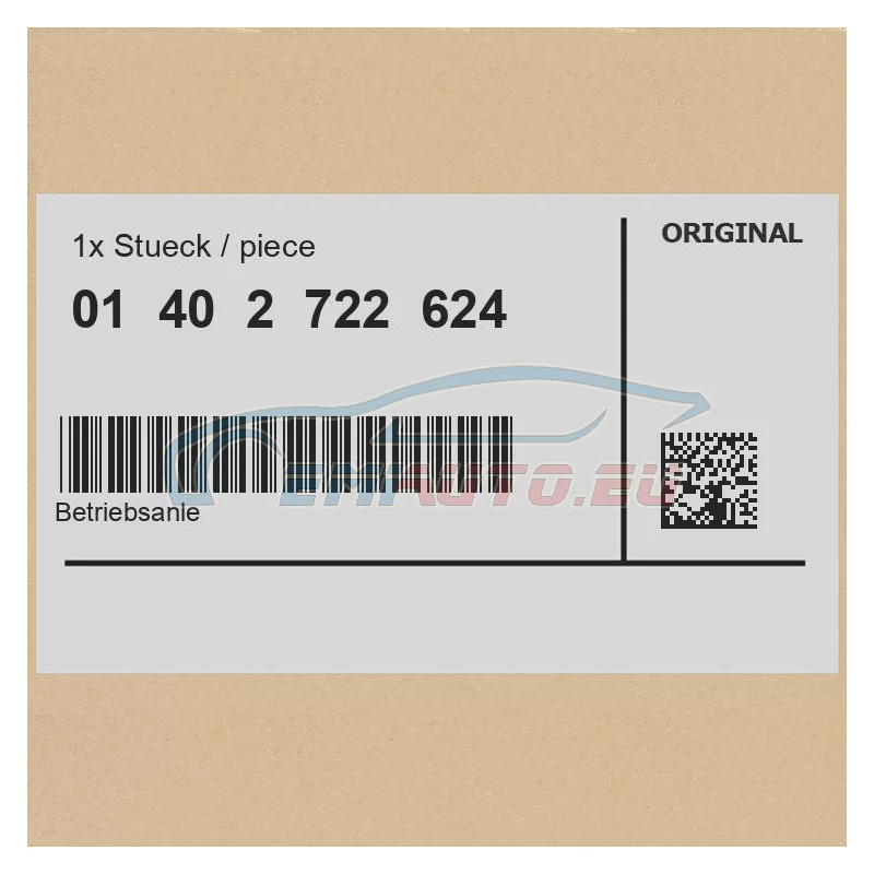 Genuine BMW 01402722624