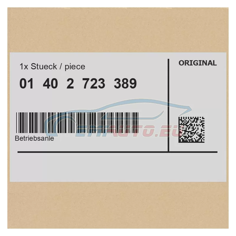 Genuine BMW 01402723389