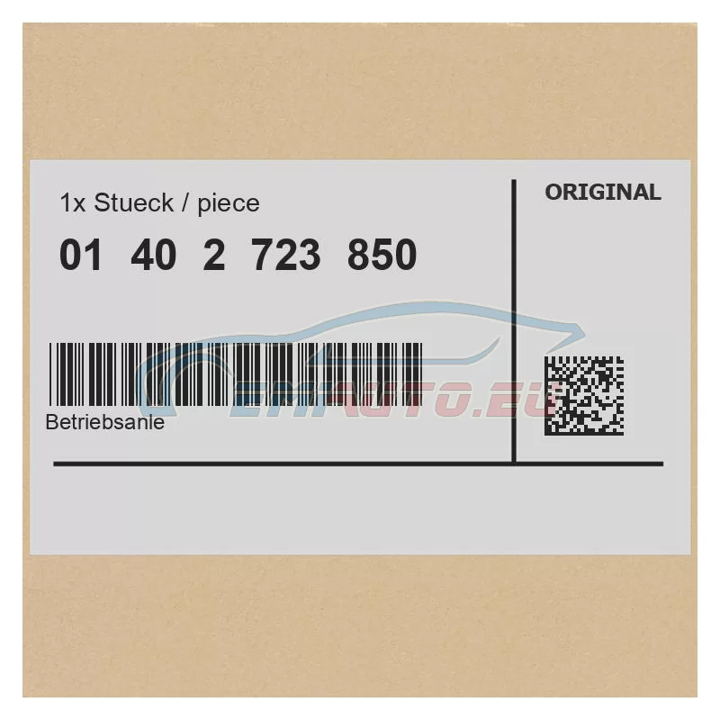 Genuine BMW 01402723850