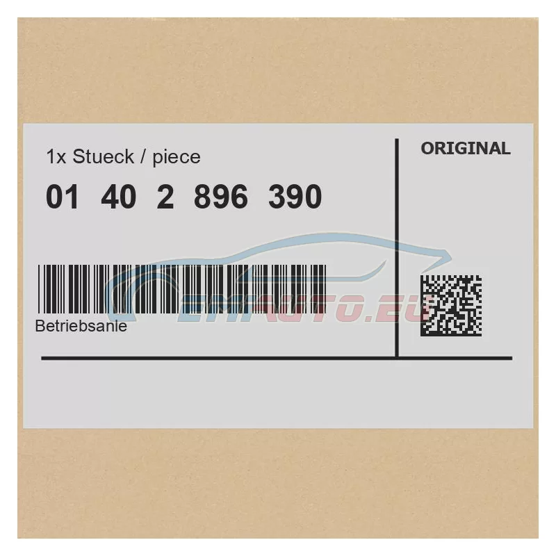 Genuine BMW 01402896390