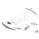 Genuine BMW Front attachment, carbon, left (51112160271)