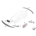 Genuine BMW Front attachment, carbon, left (51112160271)