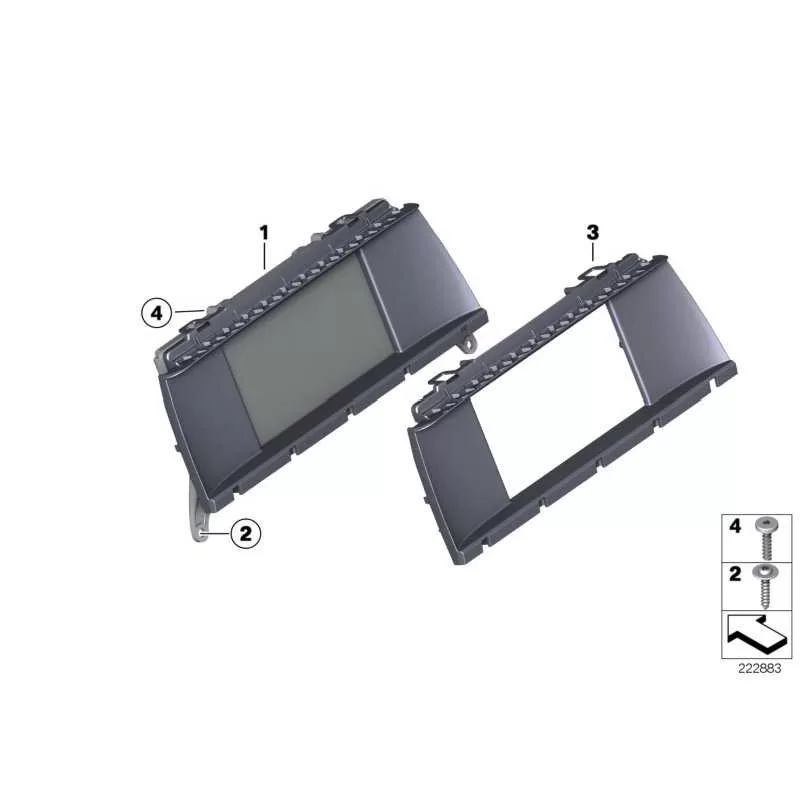 Genuine BMW Central information display (65509370870)