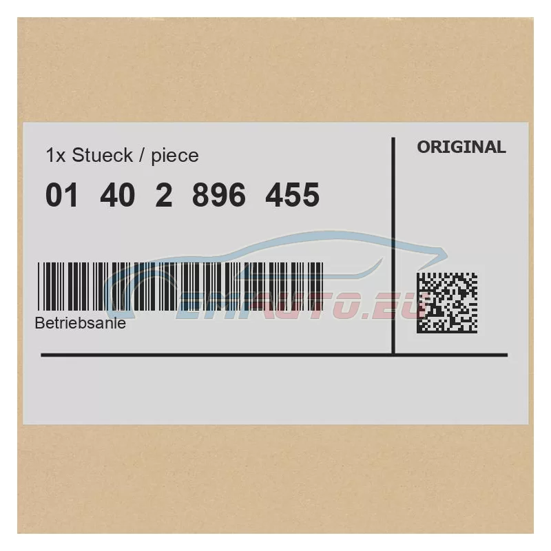 Genuine BMW 01402896455