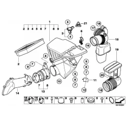 Genuine BMW Intake silencer (13717521030)
