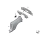 Genuine BMW Interior tail trim (41007402476)