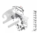 Genuine BMW Firewall, upper section (51717340207)