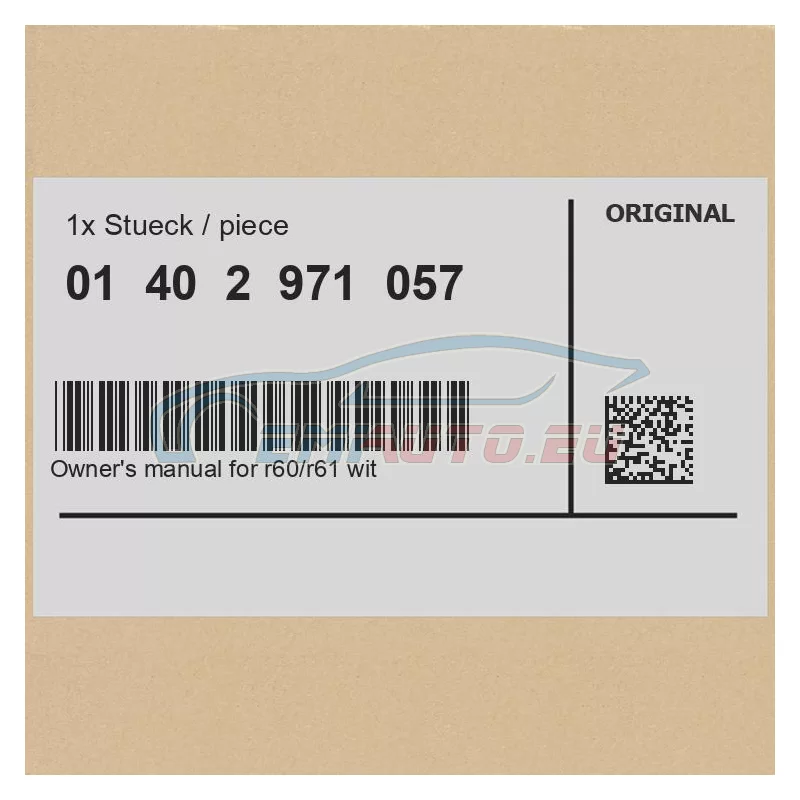 Genuine BMW 01402971057