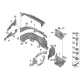 Genuine BMW Bulkhead, upper section, front (51717290716)