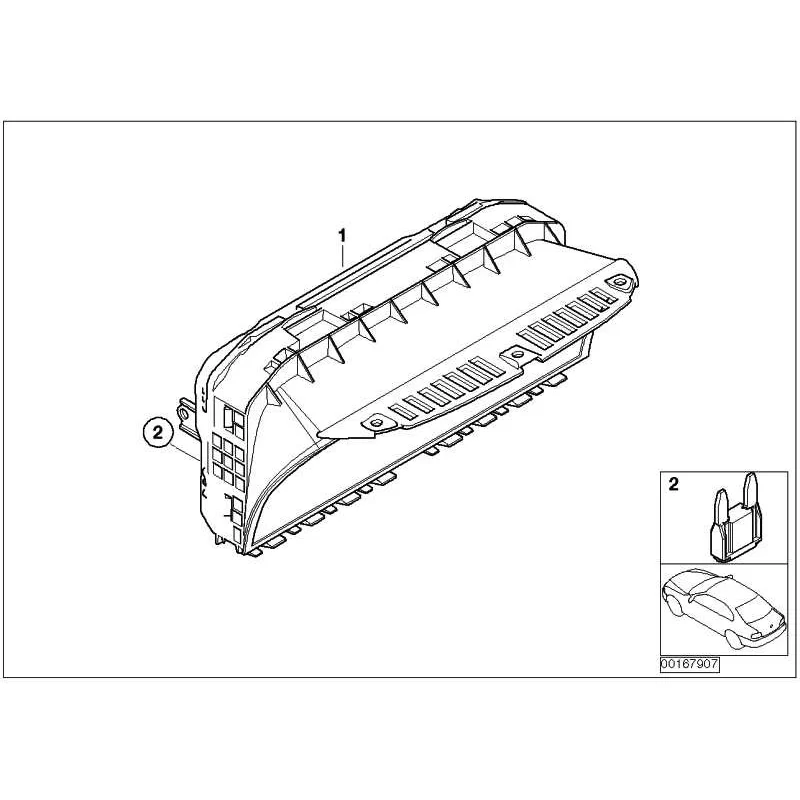 Genuine BMW EXCH-Control display (65826929509)