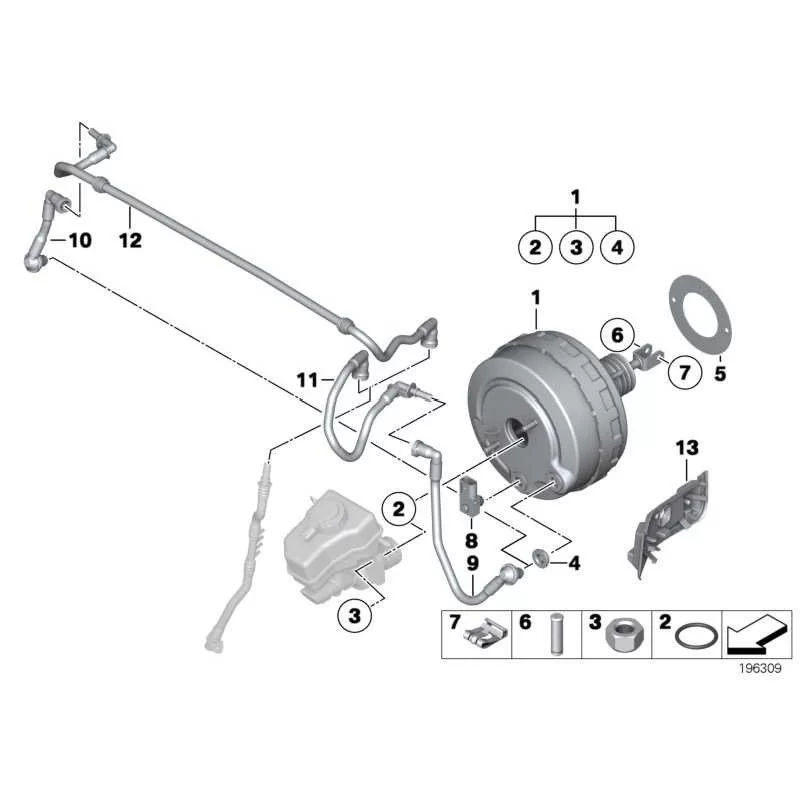 Original BMW Drucksensor (34336786746)