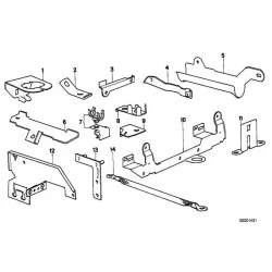 Genuine BMW Diagnosis plug bracket (12521719510)