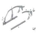 Genuine BMW Side frame, middle left (41217297963)