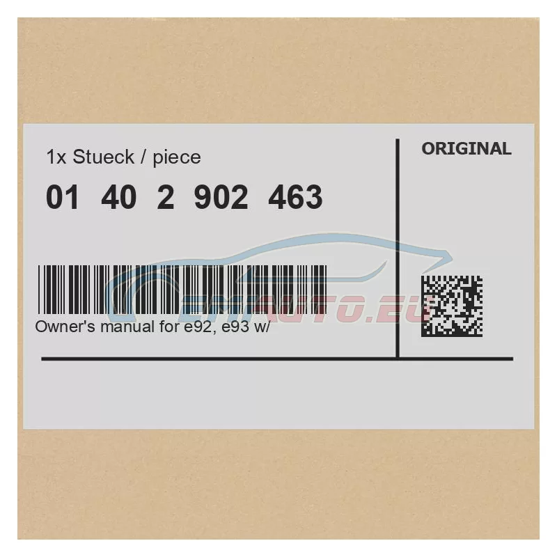 Genuine BMW 01402902463