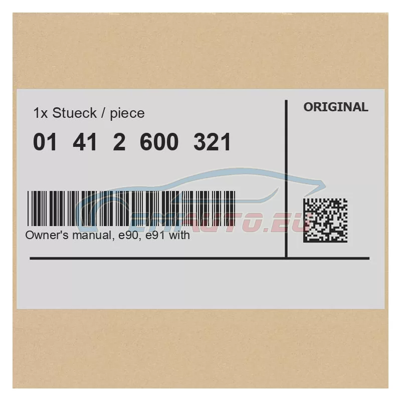 Genuine BMW 01412600321